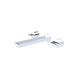Nero Pearl Wall Basin Bath Set - Chrome